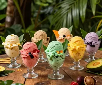 Delícias dos Sorvetes de Frutas Amazônicas no Pará