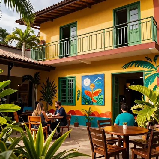 Descubra o ÔVIBE HOSTEL & ART